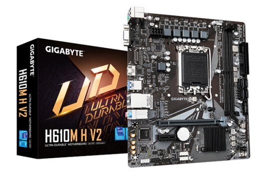 Gigabyte H610M H V2 Micro ATX Hovedkort med DDR5 og LGA1700 Socket Gigabyte H610M H V2 Micro ATX Hovedkort med DDR5 og LGA1700 Socket