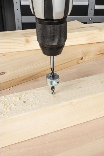 Wolfcraft Gmbh 2732000 Twist Betongbor Høyrehåndsrotasjon 8 Mm Kryssfiner Fibre Board Tre Sponplate Chromium Vanadium Steel Cr V Plastpose Med Hengehull