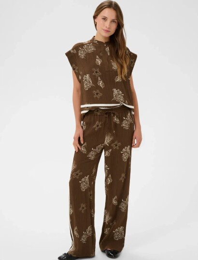 Saint Tropez Rosashellsz Pants - Brown - XS