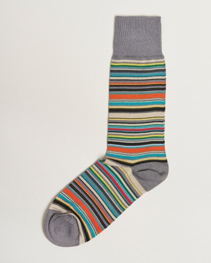 Paul Smith Multistripe Socks Grey
