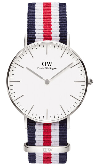 Daniel Wellington DW Klokke Classic Canterbury 36mm Sølv Daniel Wellington DW Klokke Classic Canterbury 36mm Sølv