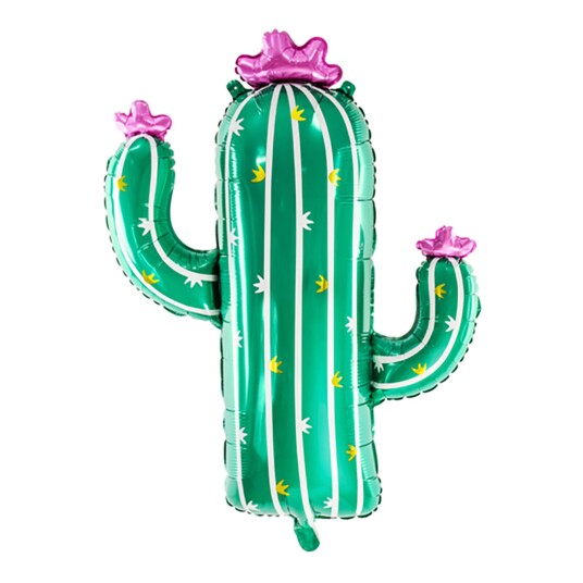 PartyDeco Folieballong Kaktus - 1-pakning