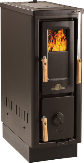 Josef Davidssons JD 320 svart vedkomfyr Josef Davidssons JD 320 svart vedkomfyr
