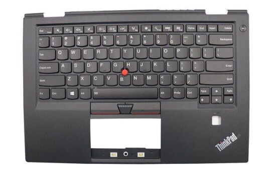 Lenovo Chicony - Brbart tastatur - til utskifting - Amerikansk Engelsk - Svart