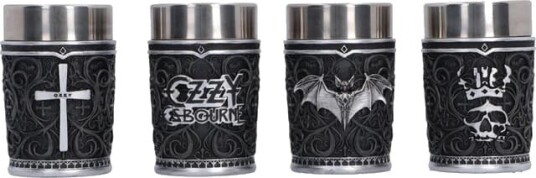 Nemesis Now Ozzy Osbourne Prince of Darkness Shotglass 3 stk