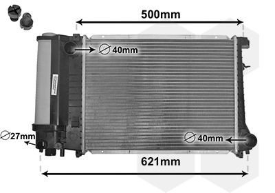 Radiator VAN WEZEL 06002135