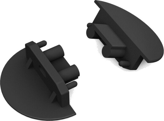 Topmet 1 stk. Endestykke GROOVE10 GEN2 Med hull svart Topmet 1 stk. Endestykke GROOVE10 GEN2 Med hull svart