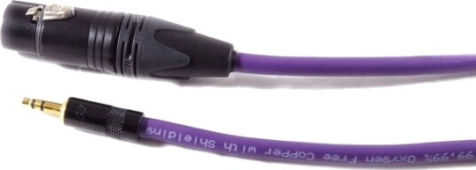 Melodika Jack 3,5 Mm Til Xlr-Kabel 2 M Lilla