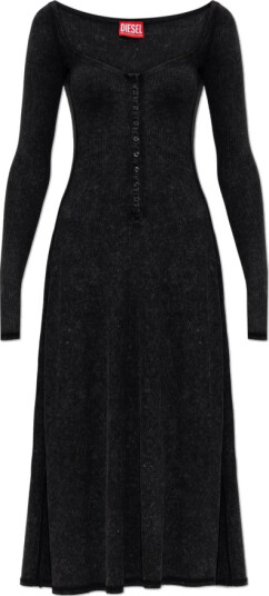 Diesel Dame Kjoler Svart L,