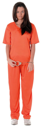 Hisab/Joker Company AB Oransje Jentefange Karnevalskostyme Medium Hisab/Joker Company AB Oransje Jentefange Karnevalskostyme Medium
