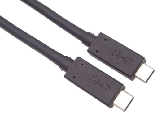 Premiumcord Usb4 Hankjønn Hankjønn 1 M Sort Nickel 40 Gbit/S