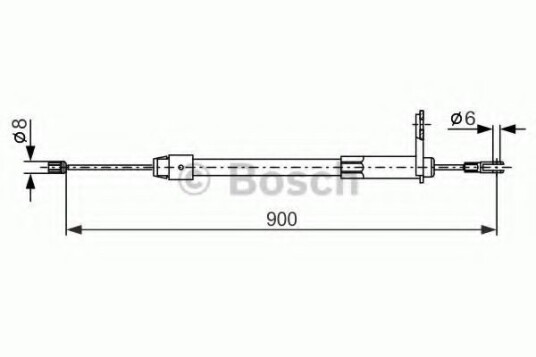 Bremsewire BOSCH 1 987 477 847 Bremsewire BOSCH 1 987 477 847