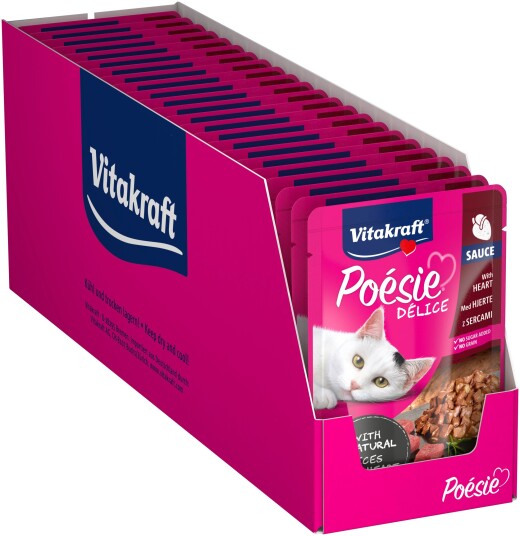 Vitakraft 23 X Poésie Délice Heart 85Gr