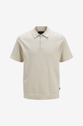 Jack & Jones Junior T skjorte jprBlamilano Spring Knit Polo SS Jnr Grå