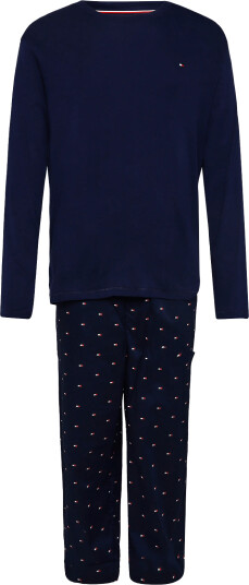 Tommy Hilfiger Ls Woven Set Print Navy S