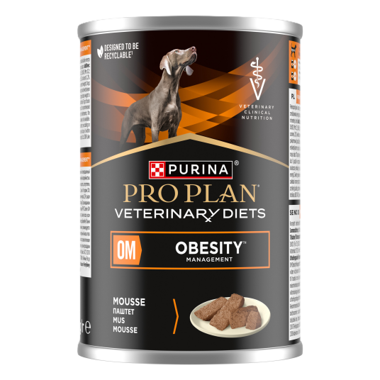 Pvd Canine Om Obesity Management Mousse 400 G X 12 Stk. Hund Hundefôr Purina Pro Plan Veterinary Diets