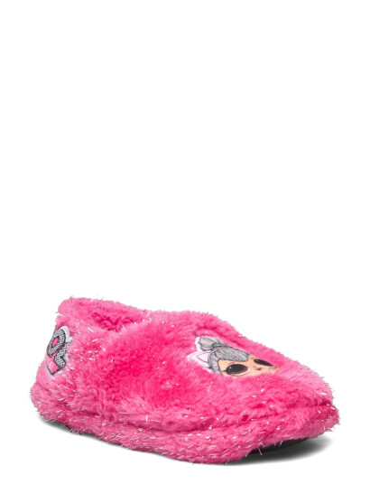 L.O.L Girls Slipon Houseshoes Pink 25 L.O.L Girls Slipon Houseshoes Pink 25