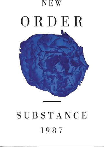 New Order SUBSTANCE 1987 Plakat