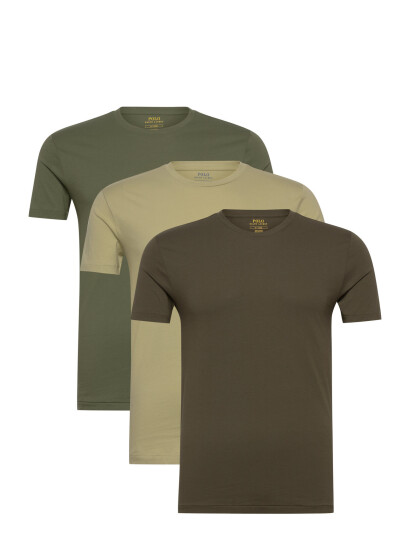 Polo Ralph Lauren Slim Crewneck 3 Pack Green XXL Polo Ralph Lauren Slim Crewneck 3 Pack Green XXL