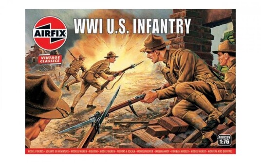 Airfix 1/76 WWI American Infantry Vintage Classics