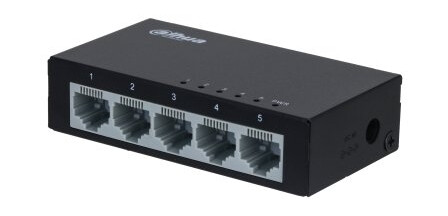 Dahua Technology Access Pfs3005-5Et-V2, Uhåndtert, L2, Fast Ethernet (10/100), Kan Monteres På Vegg