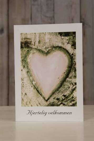 Invitasjonskort Creme hjerte