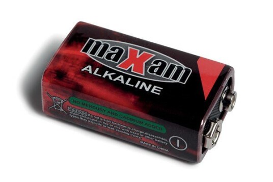 9V/6Lr61 Alkaline Batteri Maxam 1Stk I Blisterpk. 9V/6Lr61 Alkaline Batteri Maxam 1Stk I Blisterpk.