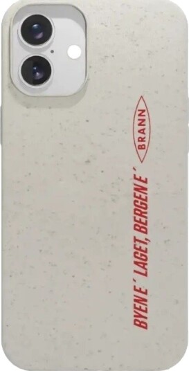 Phonecases3D iPhone 16 Plus Brann SK komposterbart deksel, hvit