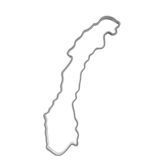Pepperkakeform Norge  14 Cm 