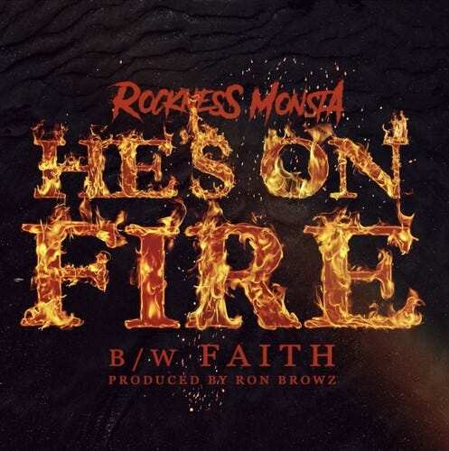 Rockness Monsta of Heltah Skeltah He's On Fire / Faith LP/Vinyl