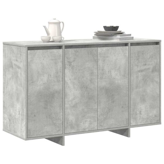 Serviesskap Betonggrå 120 x 41 x 75 cm Konstruert tre