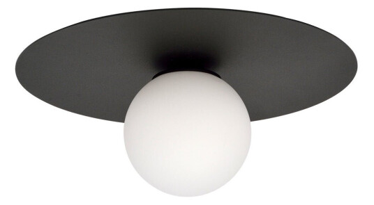 Emibig Solar taklampe 1 lys - Svart/Opal