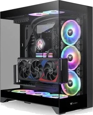 Thermaltake CTE E550 TG Kabinett Tower med Herdet Glass Svart