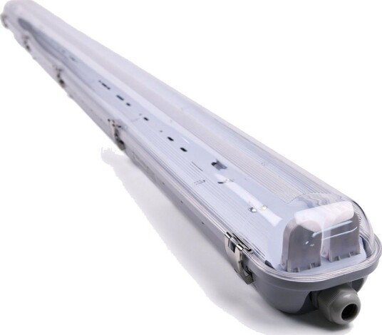 Ledlife 120cm Industriarmatur Til 2x 120cm T8 LED rør IP65 vanntett gjennomgangskoblet Ledlife 120cm Industriarmatur Til 2x 120cm T8 LED rør IP65 vanntett gjennomgangskoblet