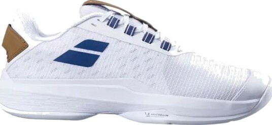 Babolat Jet Tere 2 Wimbledon Allcourt Tennis og padelsko herre White/Blue Navy 45
