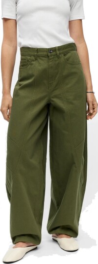 Object Objnanda Mw Loose Pant 146 Khaki green 36