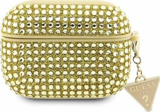 Guess Gua3hdgtpd Airpods 3 Cover Złoty/Gold Rhinestone Triangle Charm