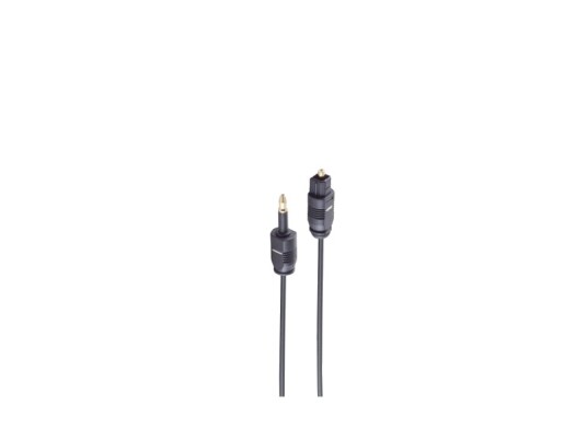 Shiverpeaks Bs69012-1.5 Toslink Hankjønn 3.5Mm Hankjønn 1,5 M Sort