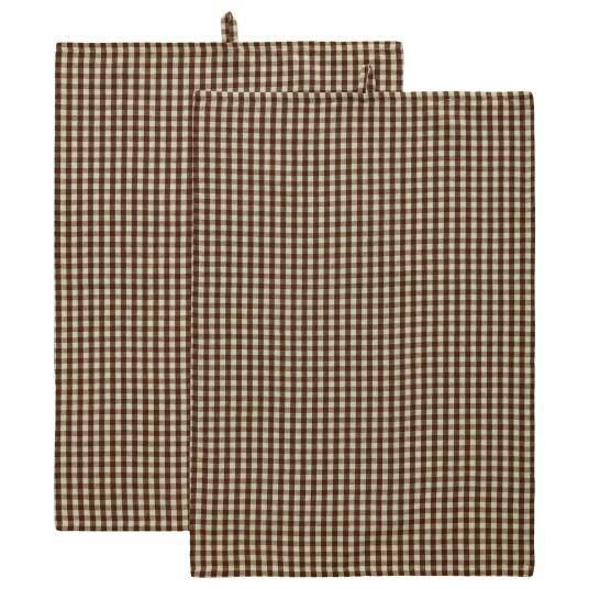 Decotique Oliva Kjøkkenhåndkle 50x70 cm 2 pk Brun Decotique Oliva Kjøkkenhåndkle 50x70 cm 2 pk Brun