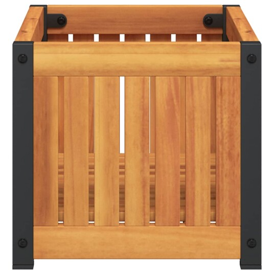 Plantekasse 45x30x27,5 cm helte akasie og stål Plantekasse 45x30x27,5 cm helte akasie og stål