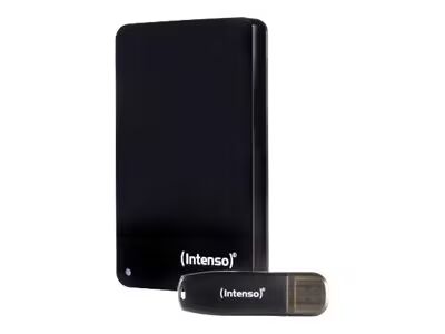 Intenso Memory Drive Bonus Pack 1 TB ekstern 2.5" USB 3.0 5400 rpm buffer: 8 MB svart Intenso Memory Drive Bonus Pack 1 TB ekstern 2.5" USB 3.0 5400 rpm buffer: 8 MB svart