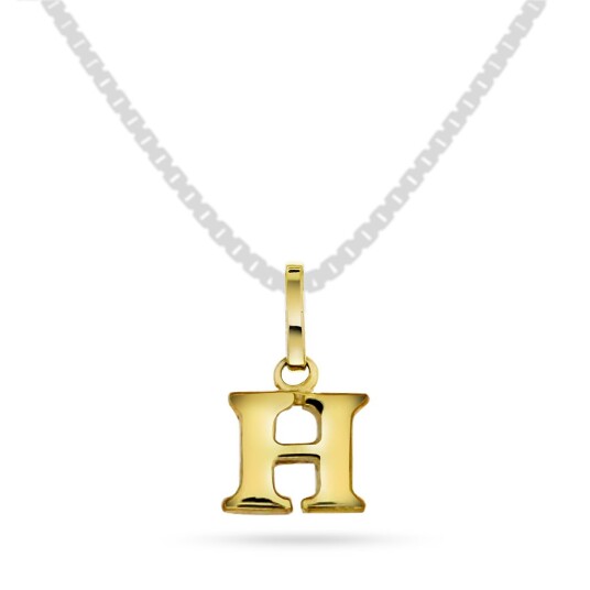 Pan Jewelry, Anheng i 585 gult gull bokstav H Pan Jewelry, Anheng i 585 gult gull bokstav H