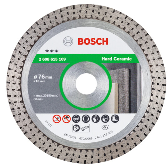 BOSCH DIAMANTSKIVE EXTRA CLEAN 76X10MM