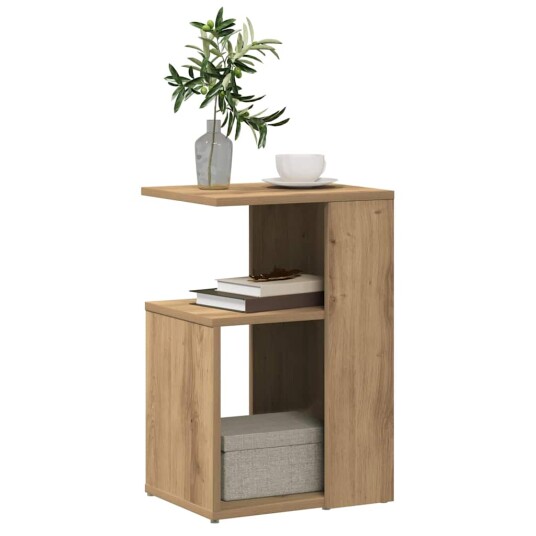 Sidebord artisan eik 36x30x56 cm konstruert tre 8721158439123