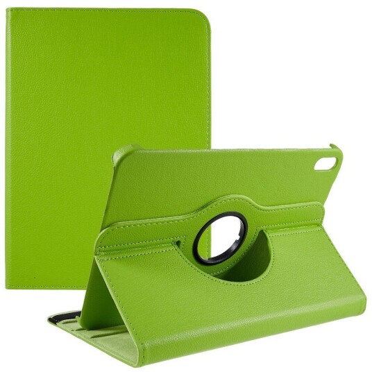INCOVER iPad 10.9" (2022) Klassisk Skinn Deksel m. 360⁰ Stativfunksjon - Grønn