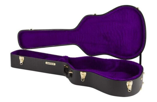 Gretsch G6293 Dreadnought Flat Top Case, Svart