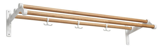 Essem Design Nostalgi 291 hattehylle 100 cm Eik-hvit
