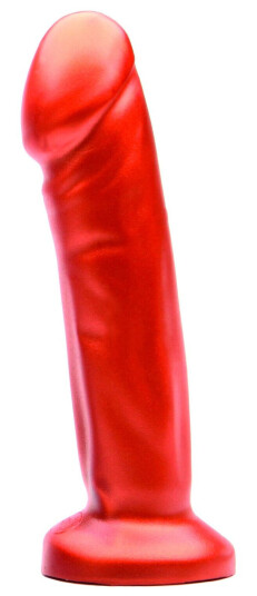 Tantus Vamp Super Soft Dildo 18 cm - Rød Tantus Vamp Super Soft Dildo 18 cm - Rød