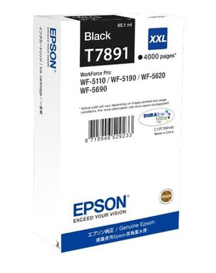 Epson Blekk Svart T7891 Xxl