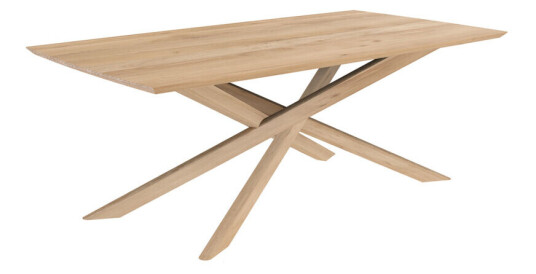 Ethnicraft Mikado spisebord Oak wax oil 203 x 106 cm